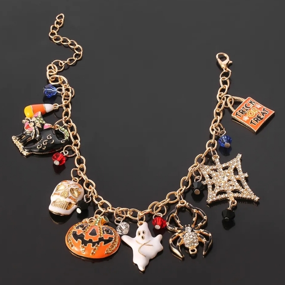 Holiday Halloween Earrings & Bracelet Matching SET! - Picture 2 of 2